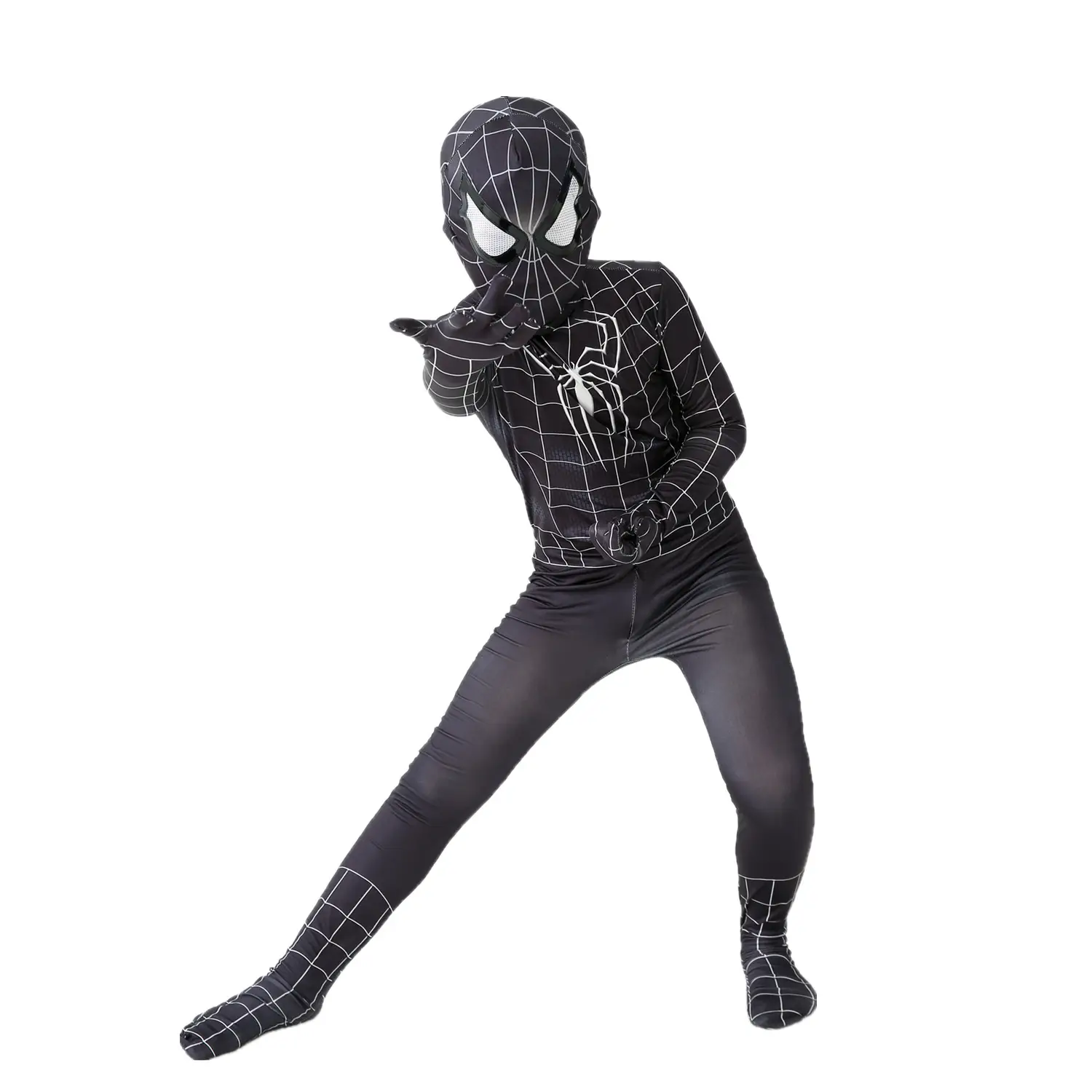 Spider-Man Red Venom Miles Jump Suit Kids Halloween Costume