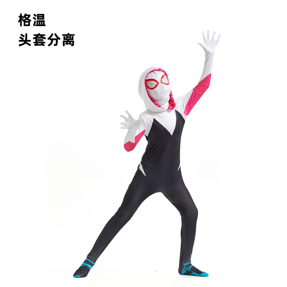 Spider-Man Red Venom Miles Jump Suit Kids Halloween Costume