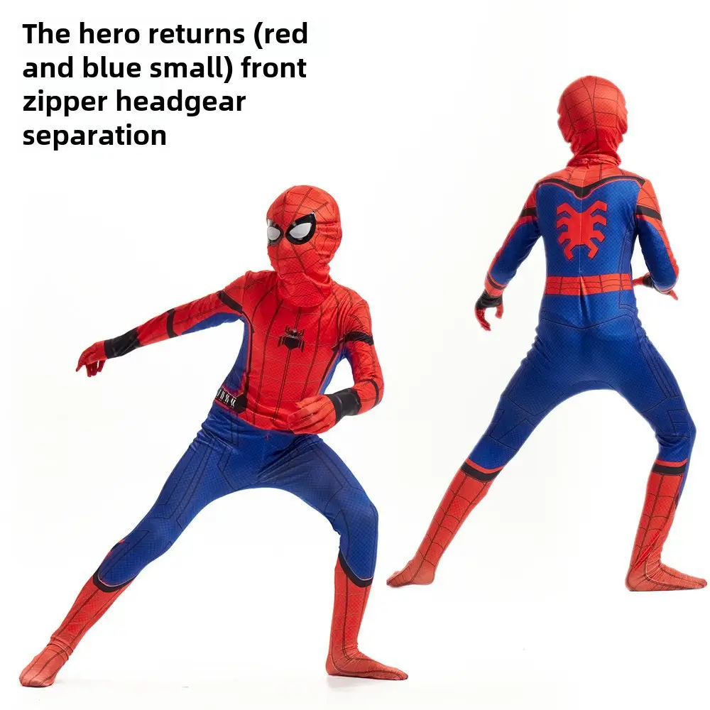 Spider-Man Red Venom Miles Jump Suit Kids Halloween Costume