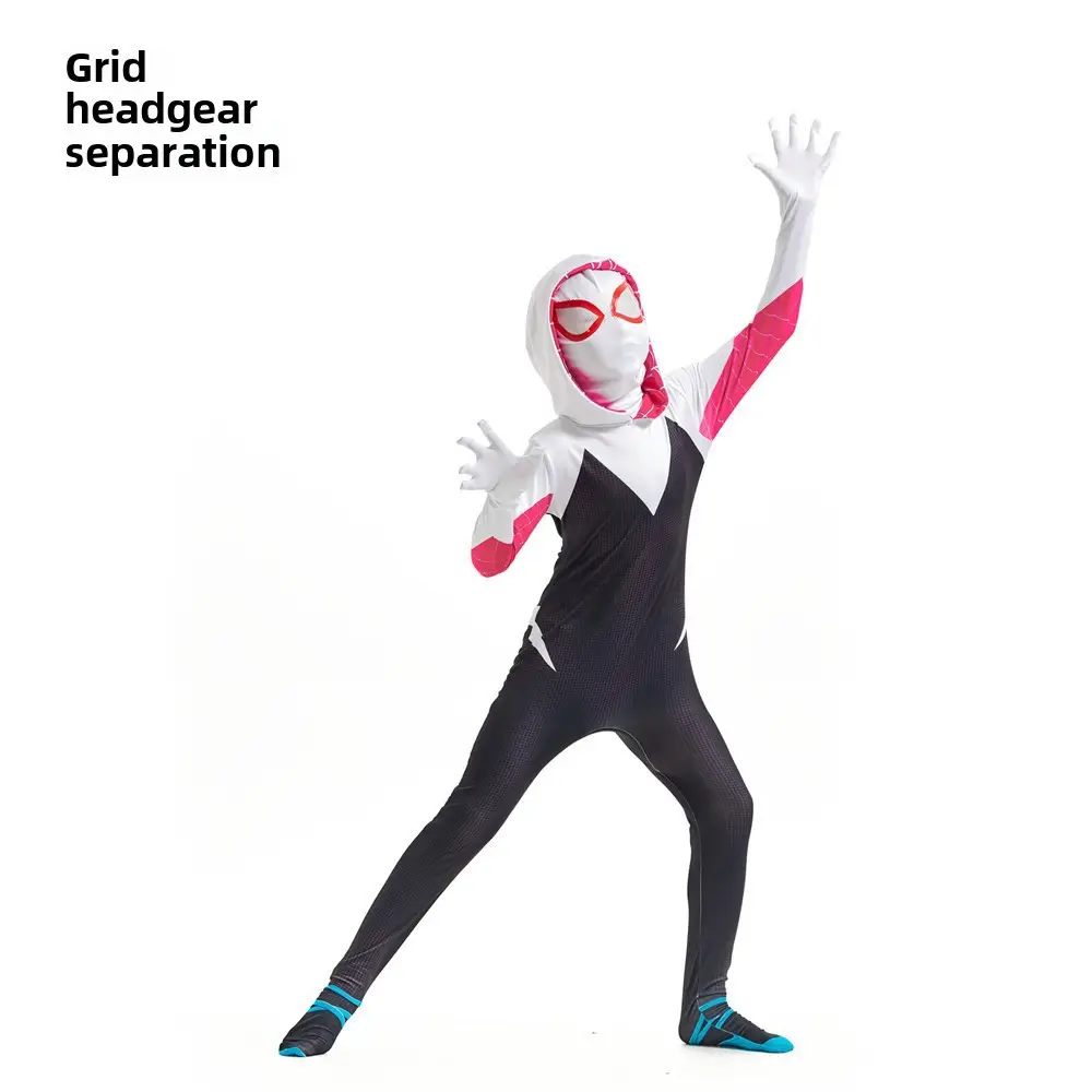 Spider-Man Red Venom Miles Jump Suit Kids Halloween Costume