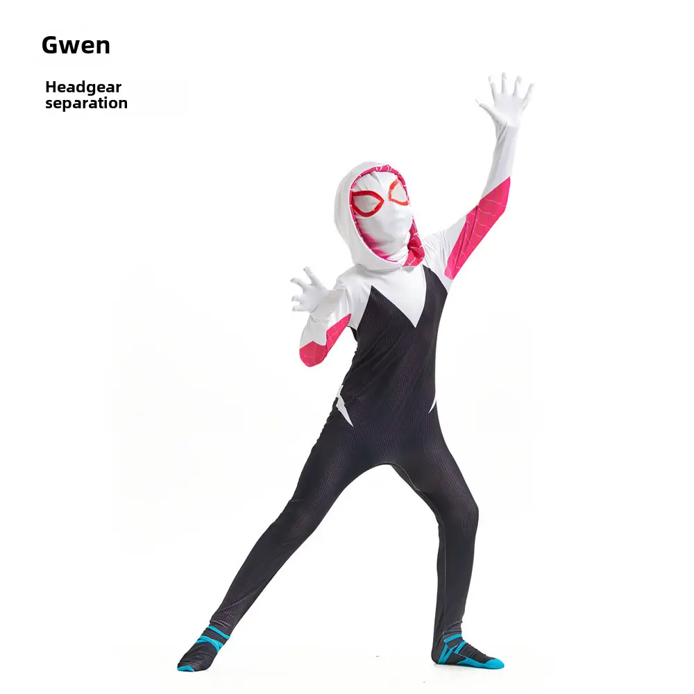 Spider-Man Red Venom Miles Jump Suit Kids Halloween Costume