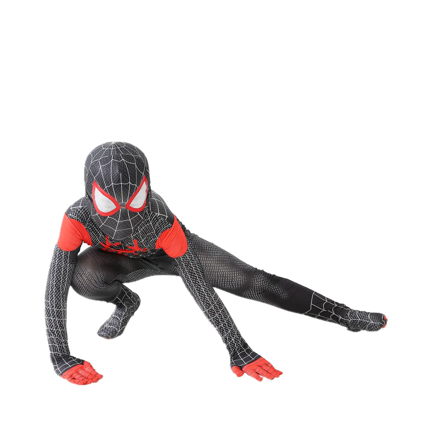 Spider-Man Red Venom Miles Jump Suit Kids Halloween Costume