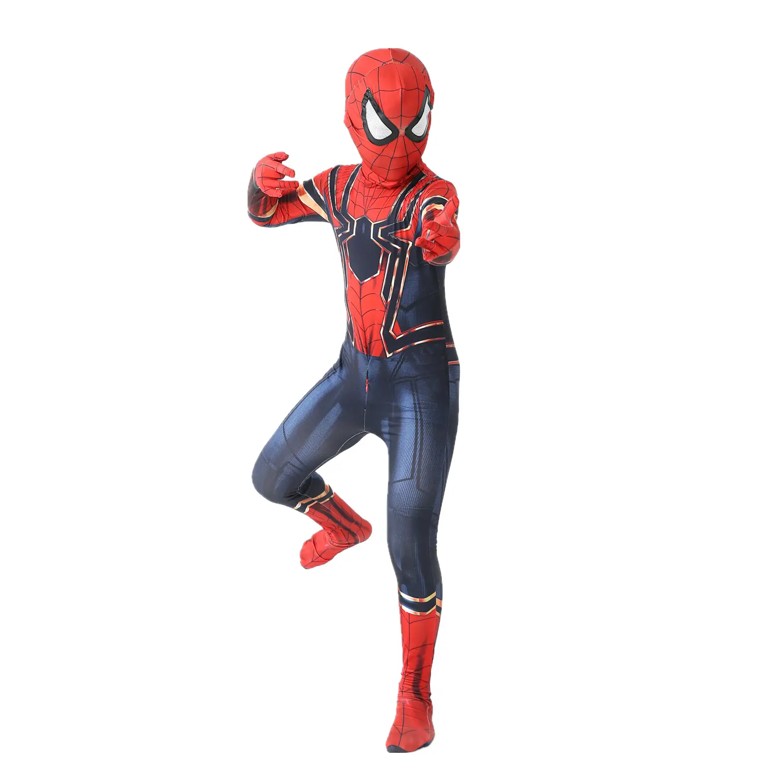 Spider-Man Red Venom Miles Jump Suit Kids Halloween Costume