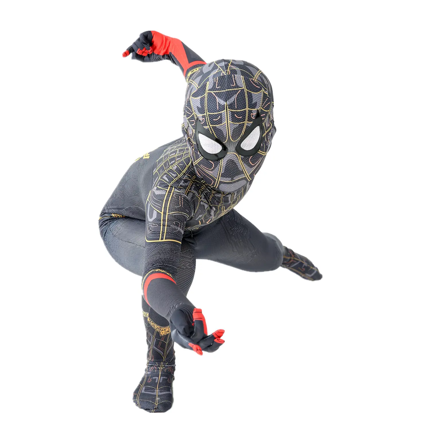 Spider-Man Red Venom Miles Jump Suit Kids Halloween Costume