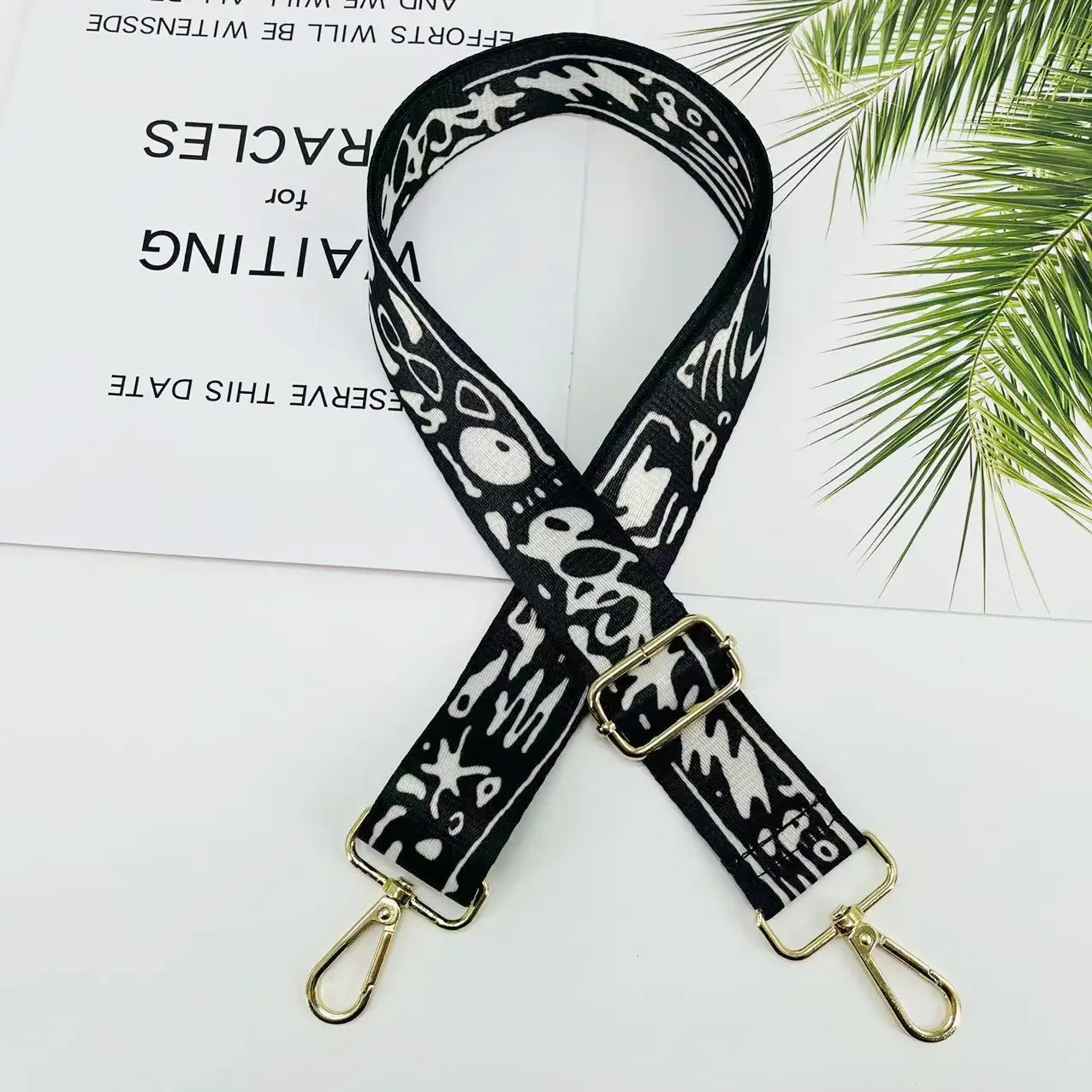 2022 Adjustable Black Crossbody Bag Strap Women - Image 4