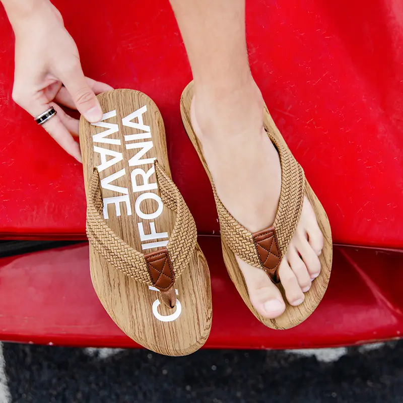 2025 New Style Cross-Brand Flip Flops Black Sandals