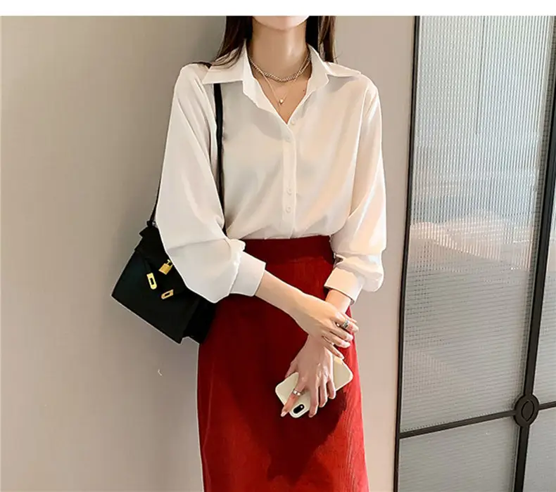 Women's Light Blue Long Sleeve Shirt Early Autumn 2025 — feature 8