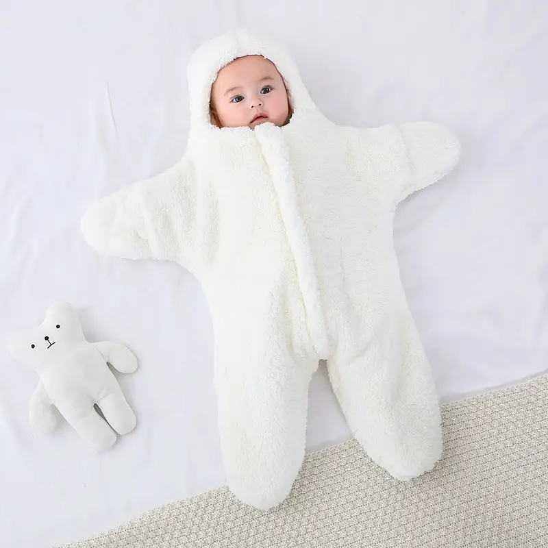 Thickened Winter Baby Swaddle Blanket for Newborns - Image 9