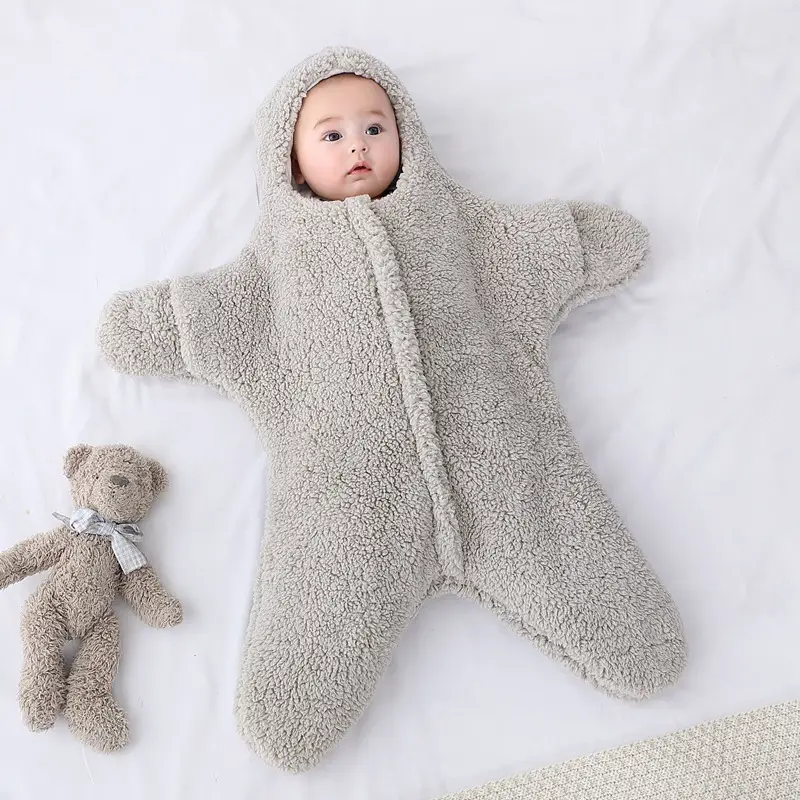 Thickened Winter Baby Swaddle Blanket for Newborns - Image 6
