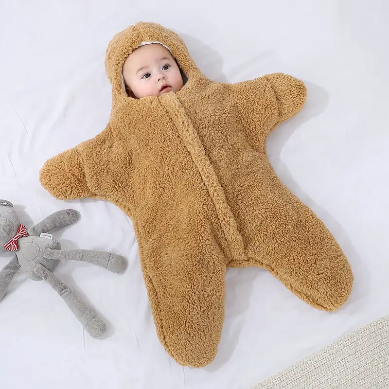 Thickened Winter Baby Swaddle Blanket for Newborns - Image 3