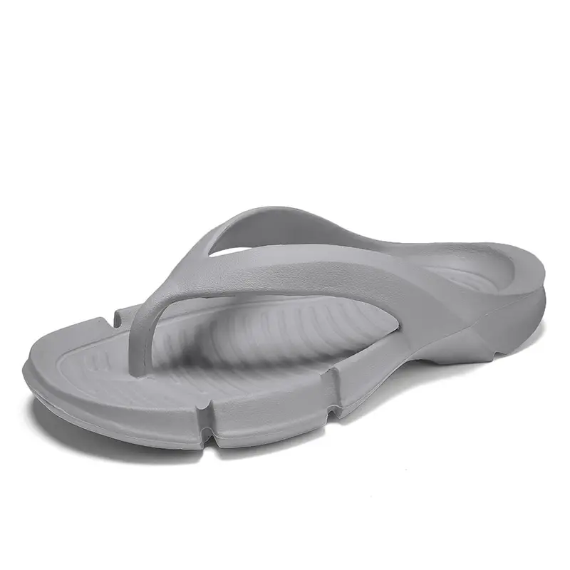 Men's Anti-Slip Korean Style Flip Flops Grey