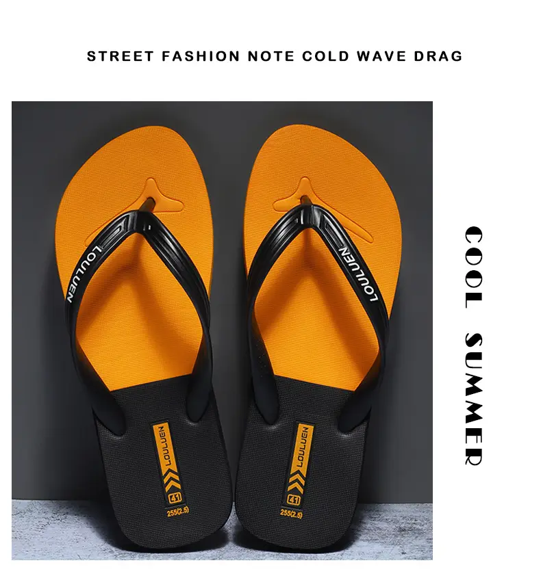 2025 Red Rubber Flip Flops for Men Casual Beach Wear — feature 11