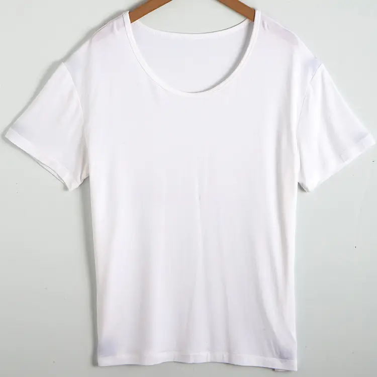 Women Grey Modal Round Neck T-Shirt TR0001 - Image 2