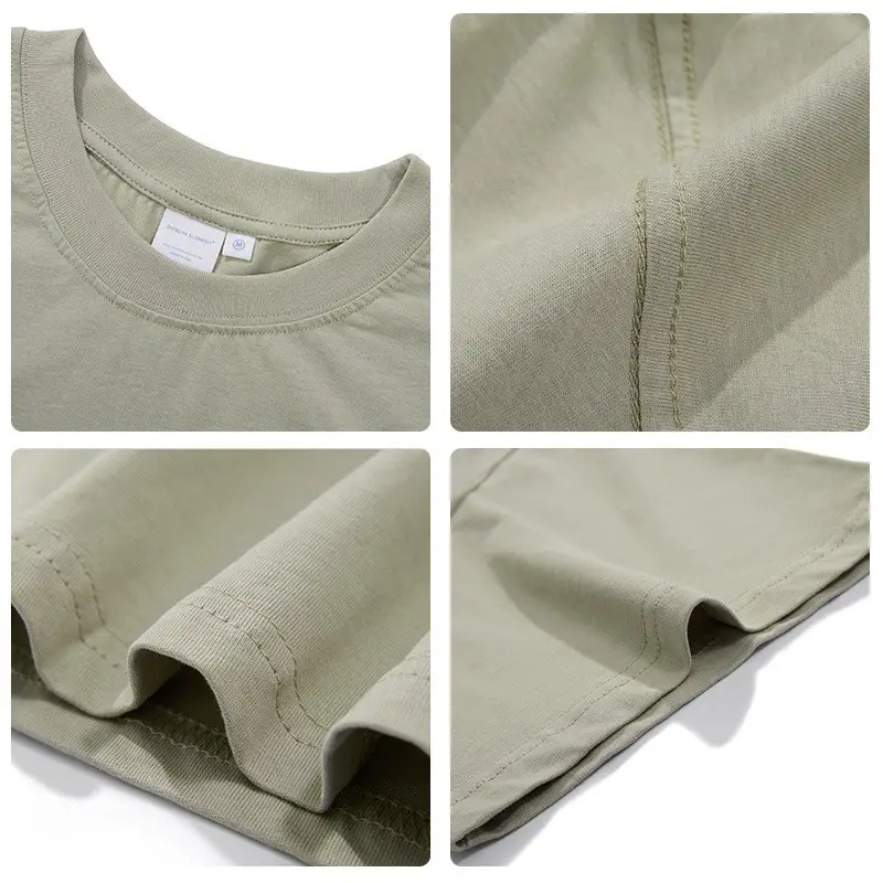 Men's Light Blue Pure Cotton Short Sleeve T-Shirt - Image 13