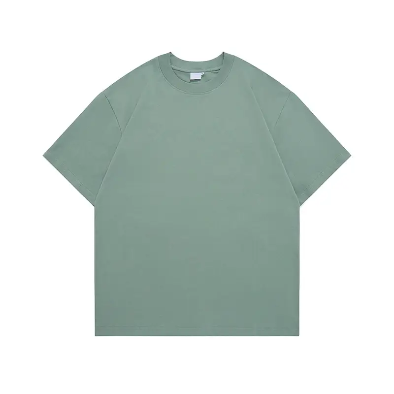 Men's Light Blue Pure Cotton Short Sleeve T-Shirt - Image 8