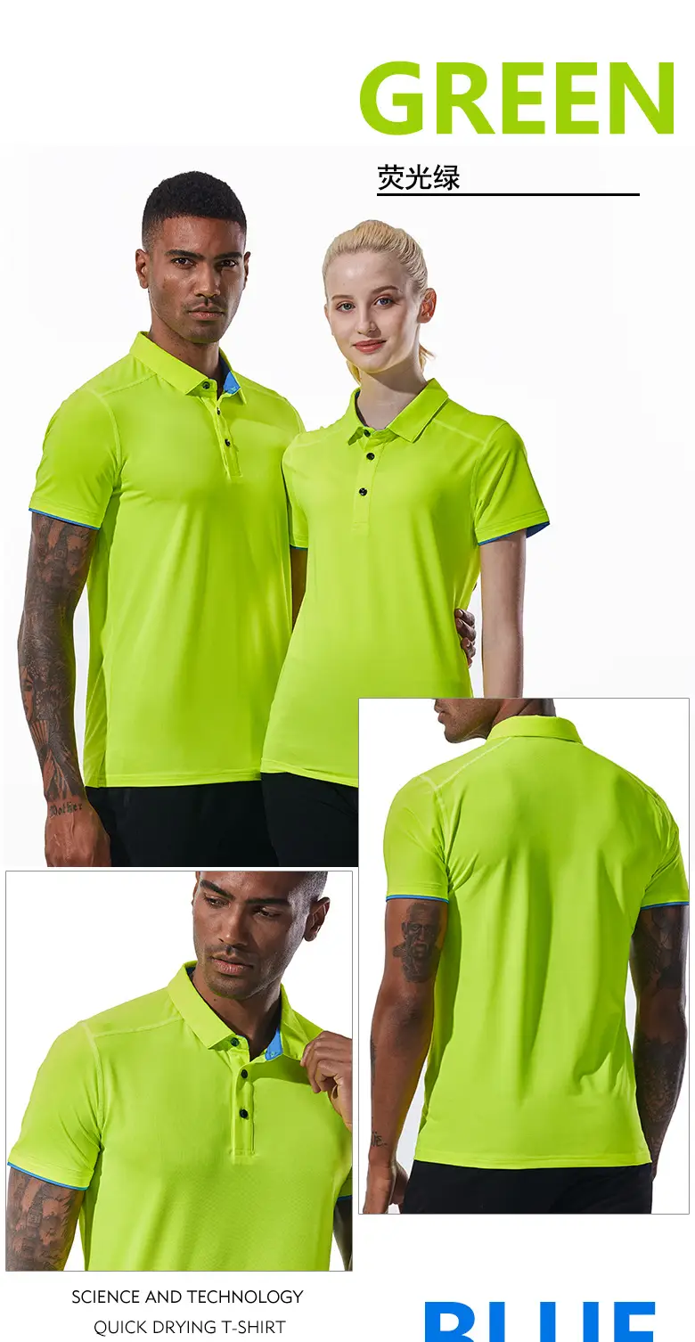 Men Red Polo T-Shirt 9257 Black — feature 8