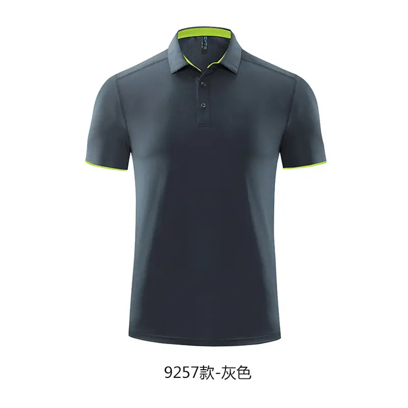 Men Red Polo T-Shirt 9257 Black - Image 3
