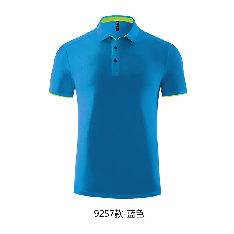 Men Red Polo T-Shirt 9257 Black - Image 5