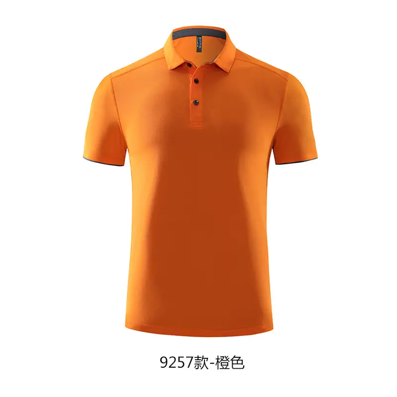 Men Red Polo T-Shirt 9257 Black - Image 7