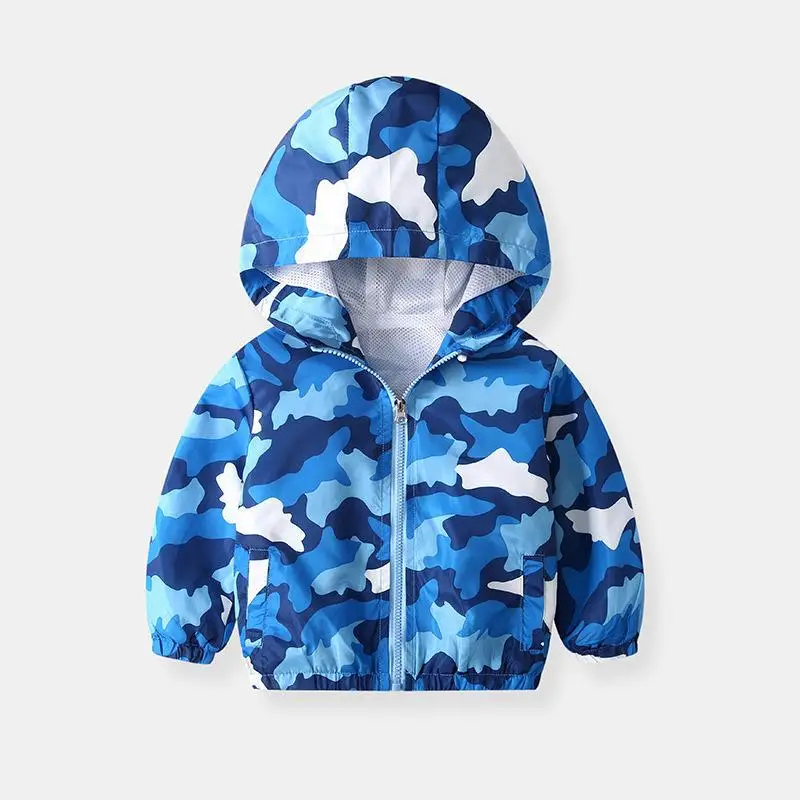 Boys' Hooded Coats 2022 Cartoon Print Loose Fit - Image 4