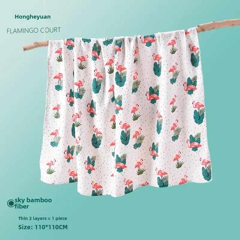 Candy Teddy Newborn Swaddle Blanket Bamboo Cotton