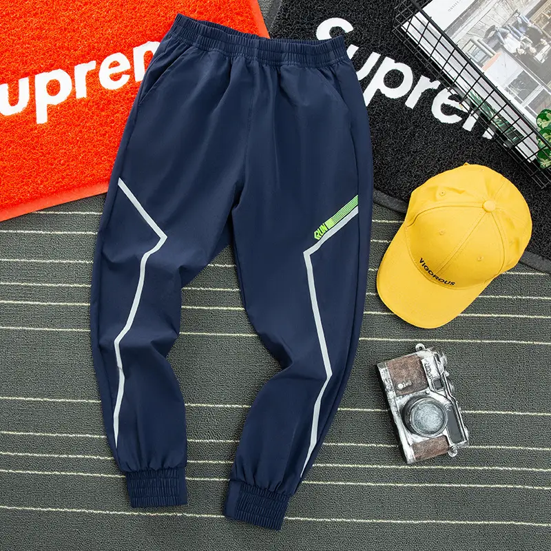 Black Men's Quick-Drying Track Pants - Image 3