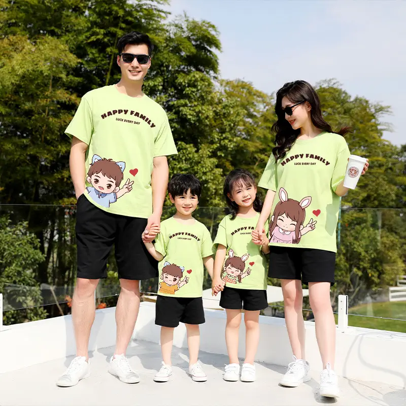 Red Family T-Shirt Set for Boys & Girls 2024 - Image 10