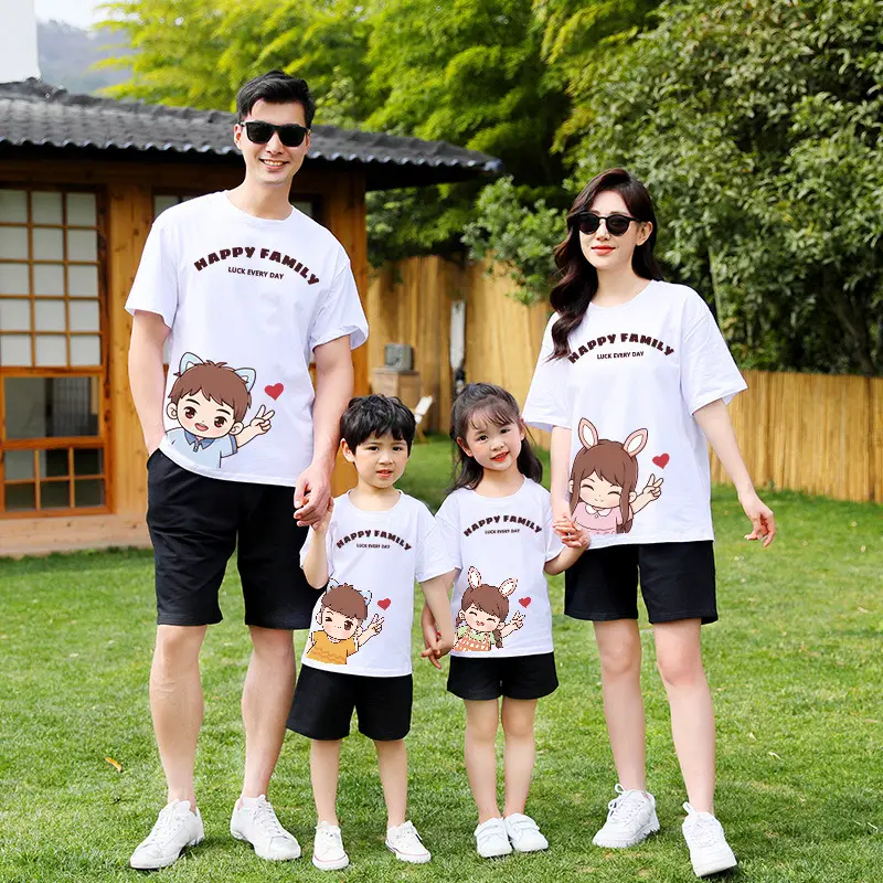 Red Family T-Shirt Set for Boys & Girls 2024 - Image 11
