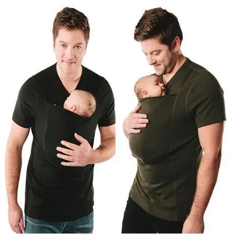 Kangaroo T-Shirt for Men V-Neck Casual Multi-Functional - Image 6