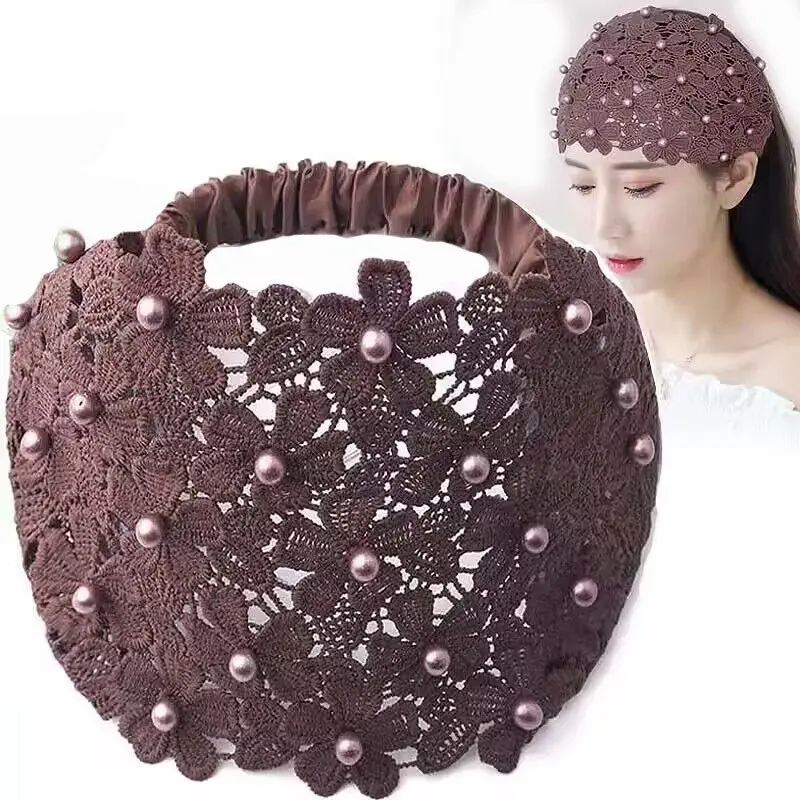 Cross-border Beaded Net Hair Band for Women - Image 14