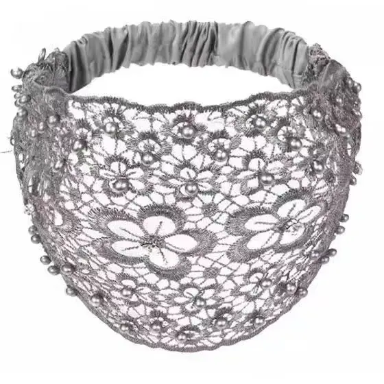 Cross-border Beaded Net Hair Band for Women - Image 3