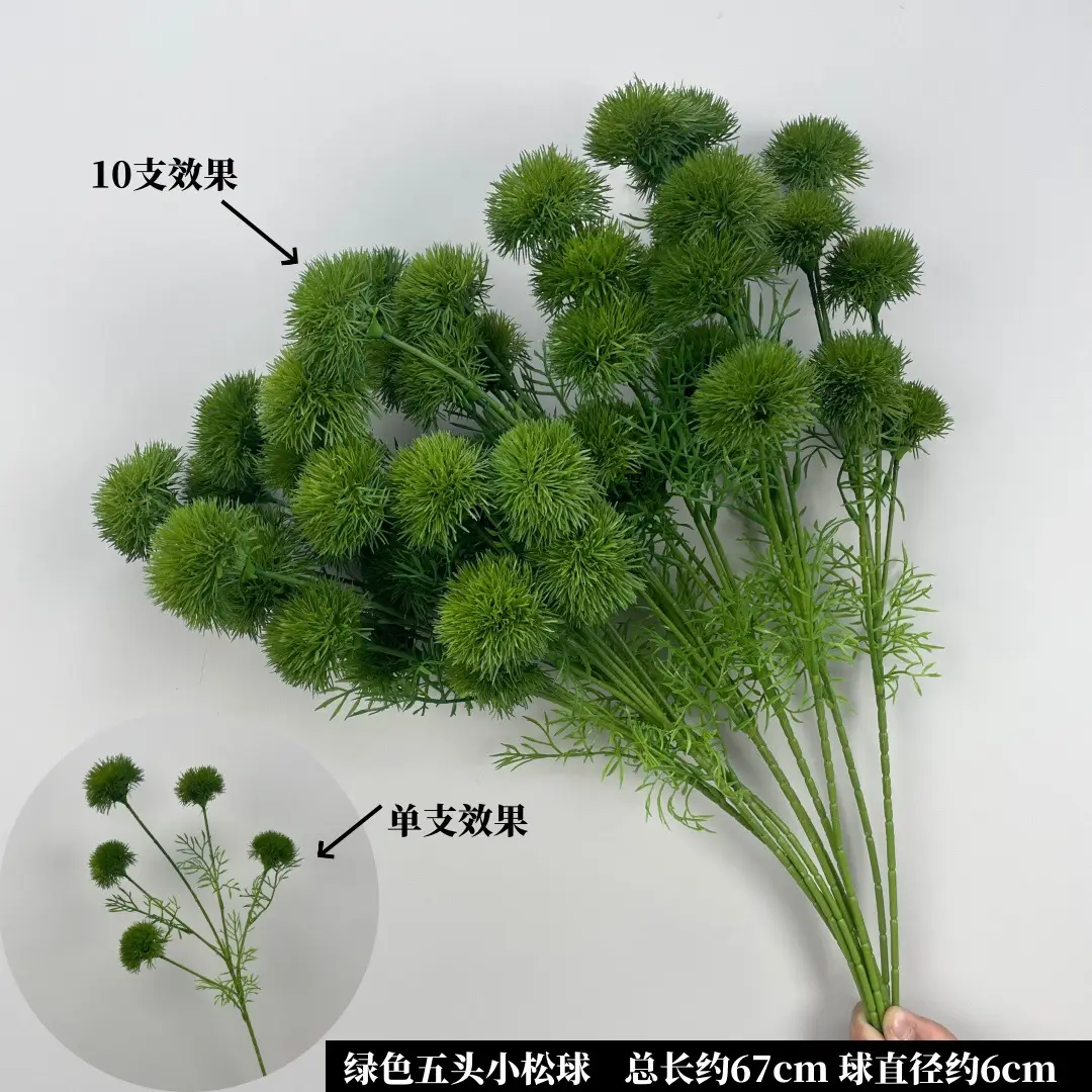 Wedding Green Plant Simulation Plant Flower-arranging Gypsophila Eucalyptus Fake Flower Silk Flower Wedding Decoration Flower Material