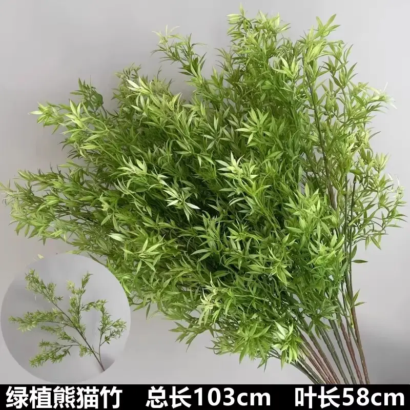 Wedding Green Plant Simulation Plant Flower-arranging Gypsophila Eucalyptus Fake Flower Silk Flower Wedding Decoration Flower Material