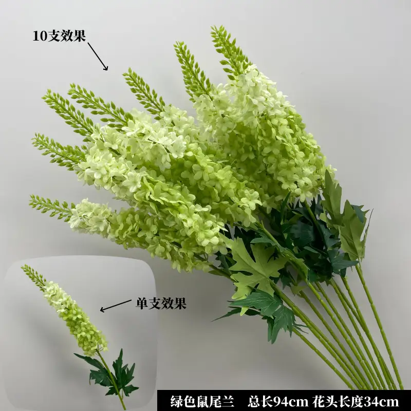 Wedding Green Plant Simulation Plant Flower-arranging Gypsophila Eucalyptus Fake Flower Silk Flower Wedding Decoration Flower Material