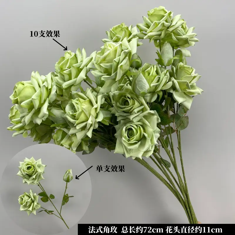 Wedding Green Plant Simulation Plant Flower-arranging Gypsophila Eucalyptus Fake Flower Silk Flower Wedding Decoration Flower Material