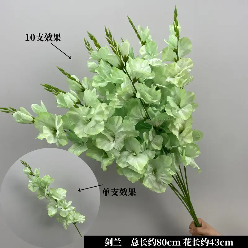 Wedding Green Plant Simulation Plant Flower-arranging Gypsophila Eucalyptus Fake Flower Silk Flower Wedding Decoration Flower Material