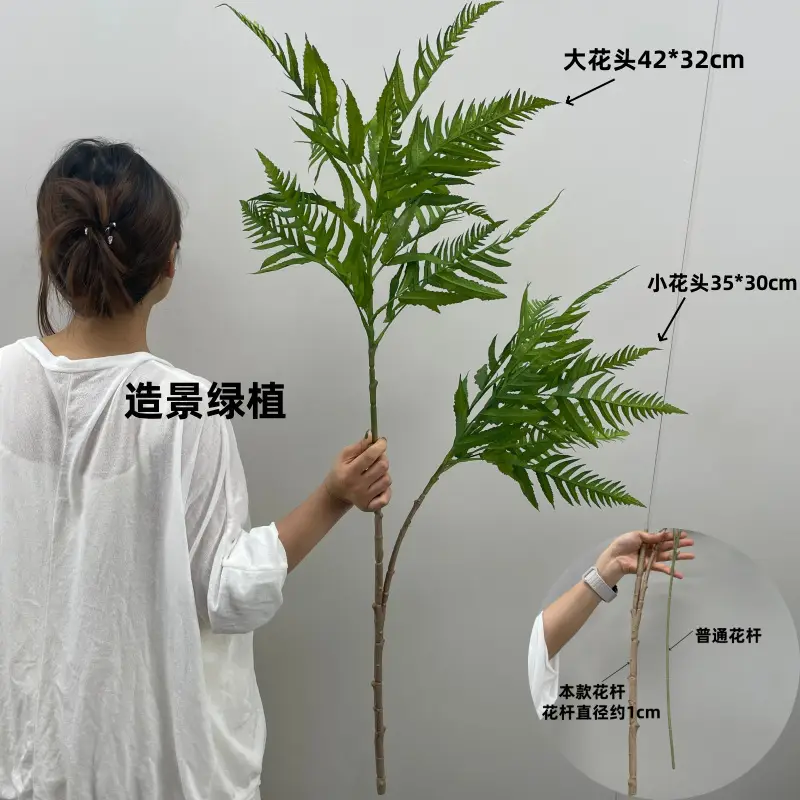Wedding Green Plant Simulation Plant Flower-arranging Gypsophila Eucalyptus Fake Flower Silk Flower Wedding Decoration Flower Material