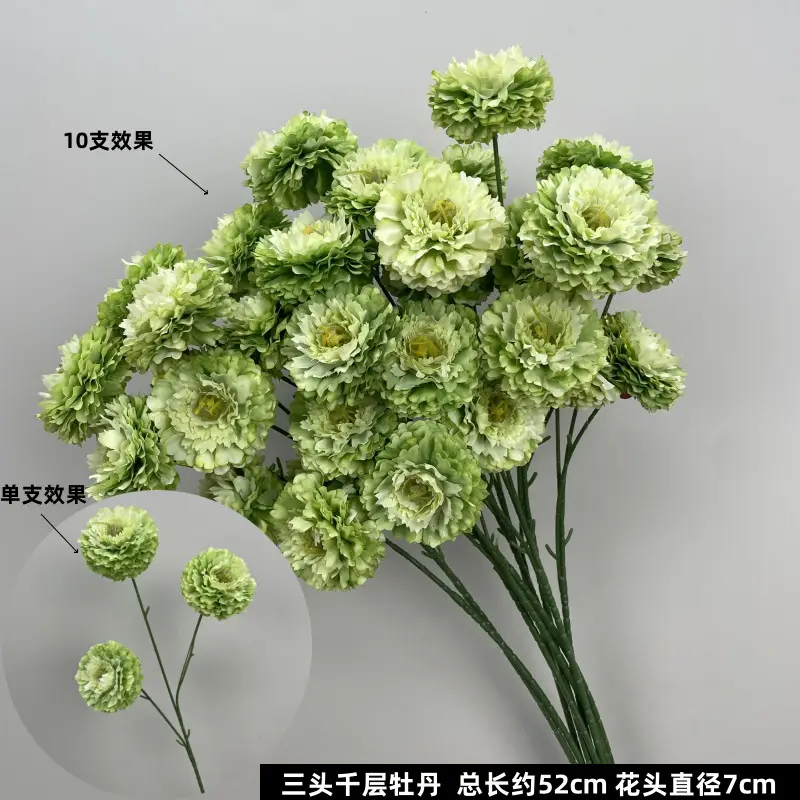 Wedding Green Plant Simulation Plant Flower-arranging Gypsophila Eucalyptus Fake Flower Silk Flower Wedding Decoration Flower Material