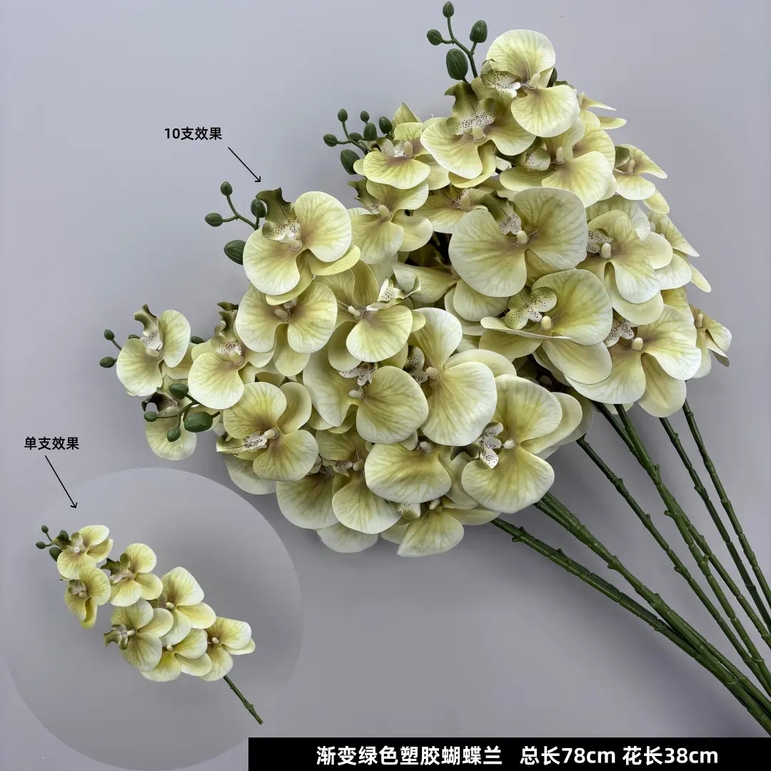Wedding Green Plant Simulation Plant Flower-arranging Gypsophila Eucalyptus Fake Flower Silk Flower Wedding Decoration Flower Material