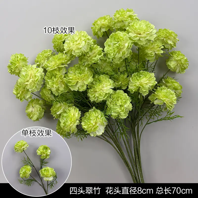 Wedding Green Plant Simulation Plant Flower-arranging Gypsophila Eucalyptus Fake Flower Silk Flower Wedding Decoration Flower Material