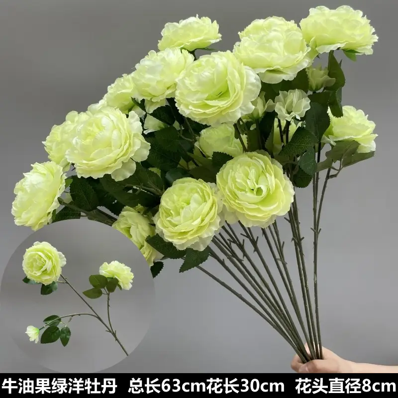 Wedding Green Plant Simulation Plant Flower-arranging Gypsophila Eucalyptus Fake Flower Silk Flower Wedding Decoration Flower Material