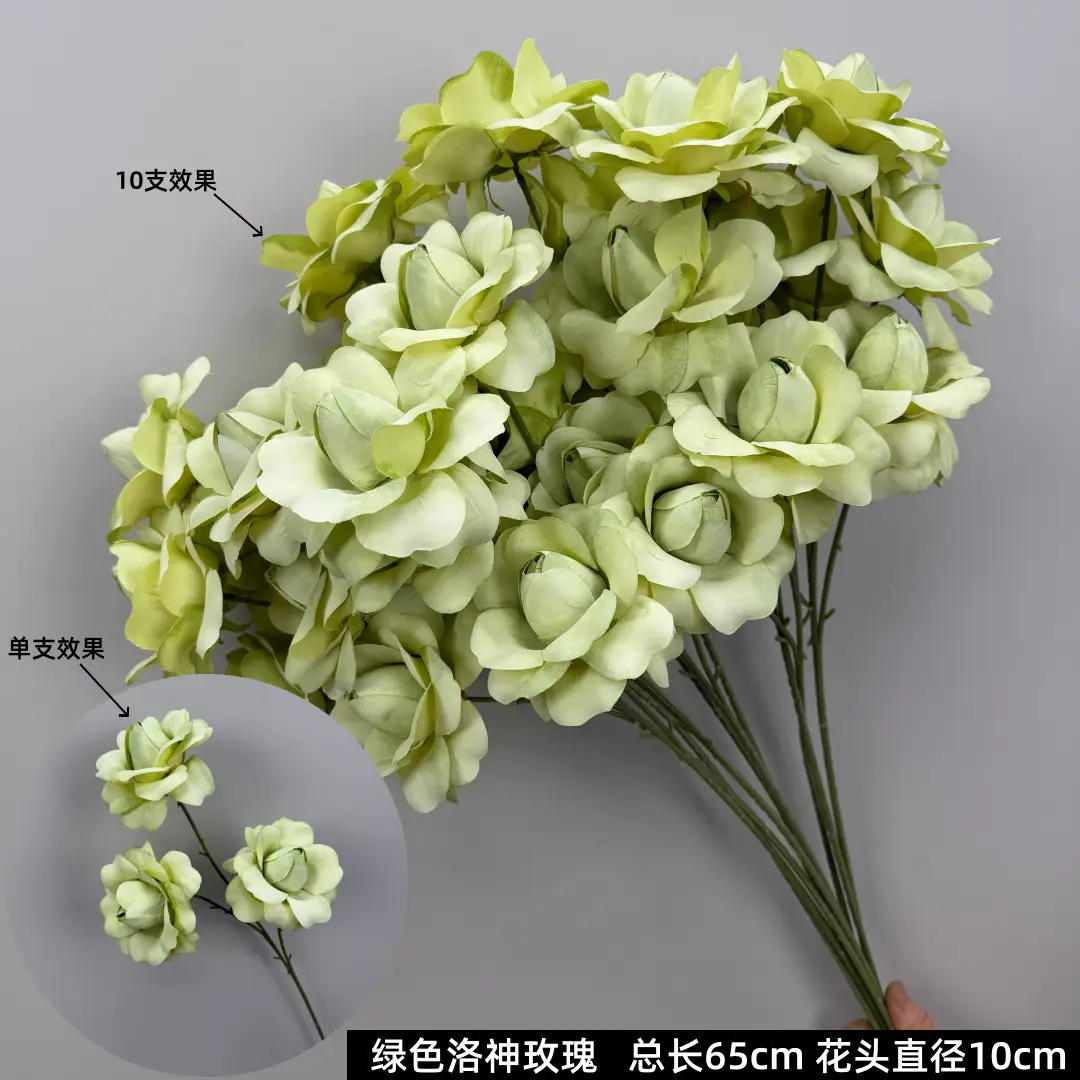 Wedding Green Plant Simulation Plant Flower-arranging Gypsophila Eucalyptus Fake Flower Silk Flower Wedding Decoration Flower Material