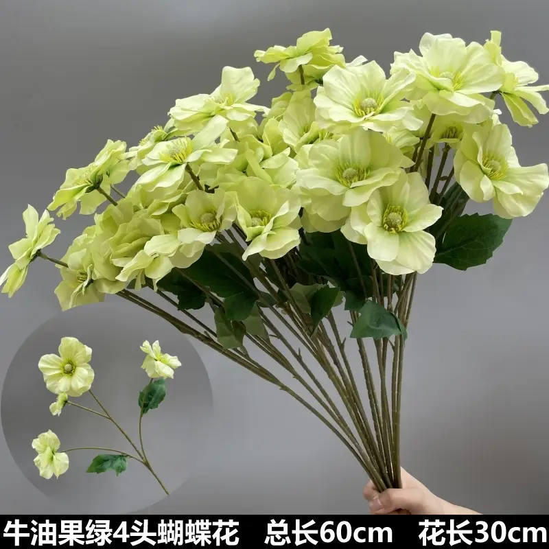 Wedding Green Plant Simulation Plant Flower-arranging Gypsophila Eucalyptus Fake Flower Silk Flower Wedding Decoration Flower Material