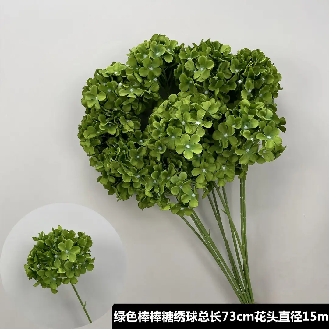 Wedding Green Plant Simulation Plant Flower-arranging Gypsophila Eucalyptus Fake Flower Silk Flower Wedding Decoration Flower Material