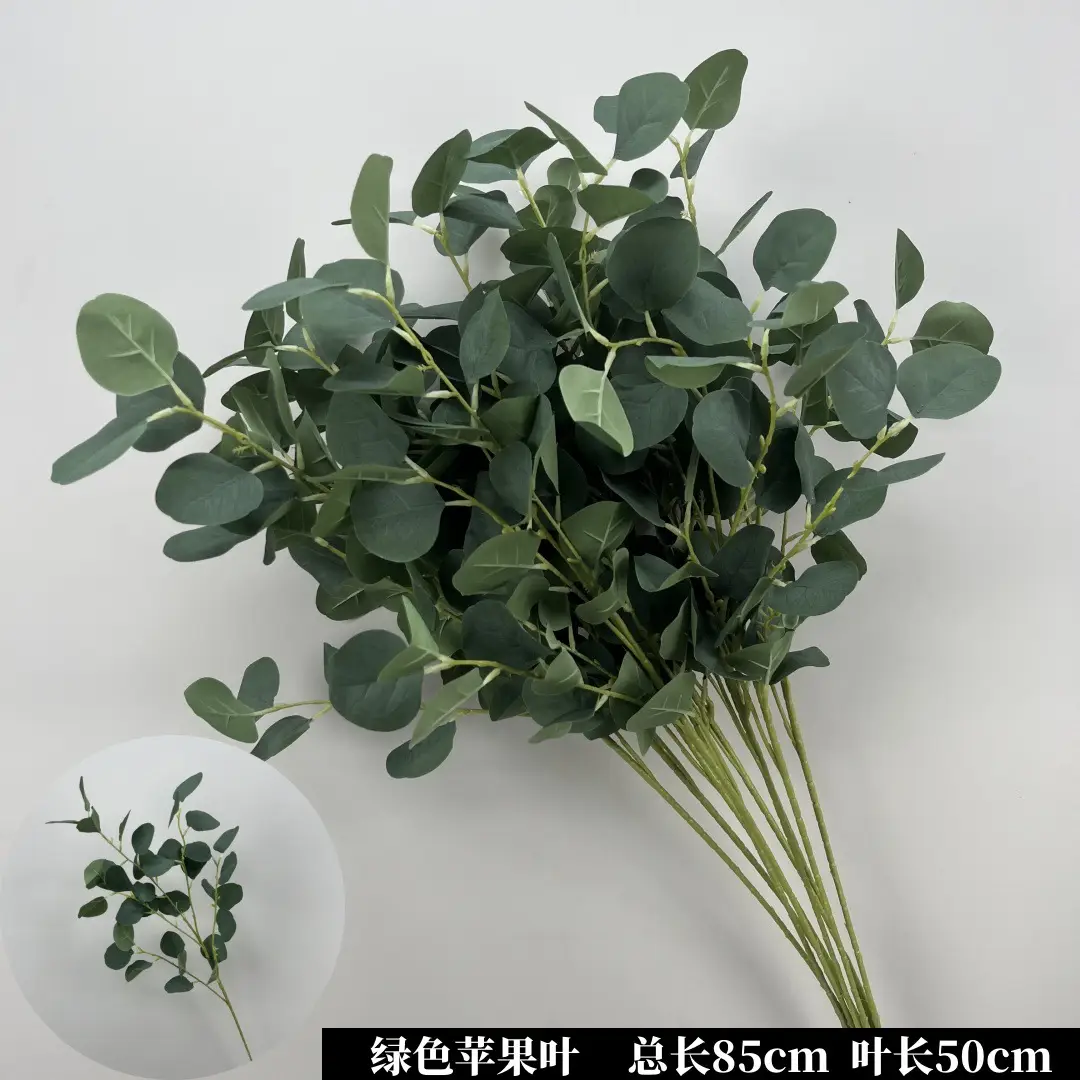 Wedding Green Plant Simulation Plant Flower-arranging Gypsophila Eucalyptus Fake Flower Silk Flower Wedding Decoration Flower Material
