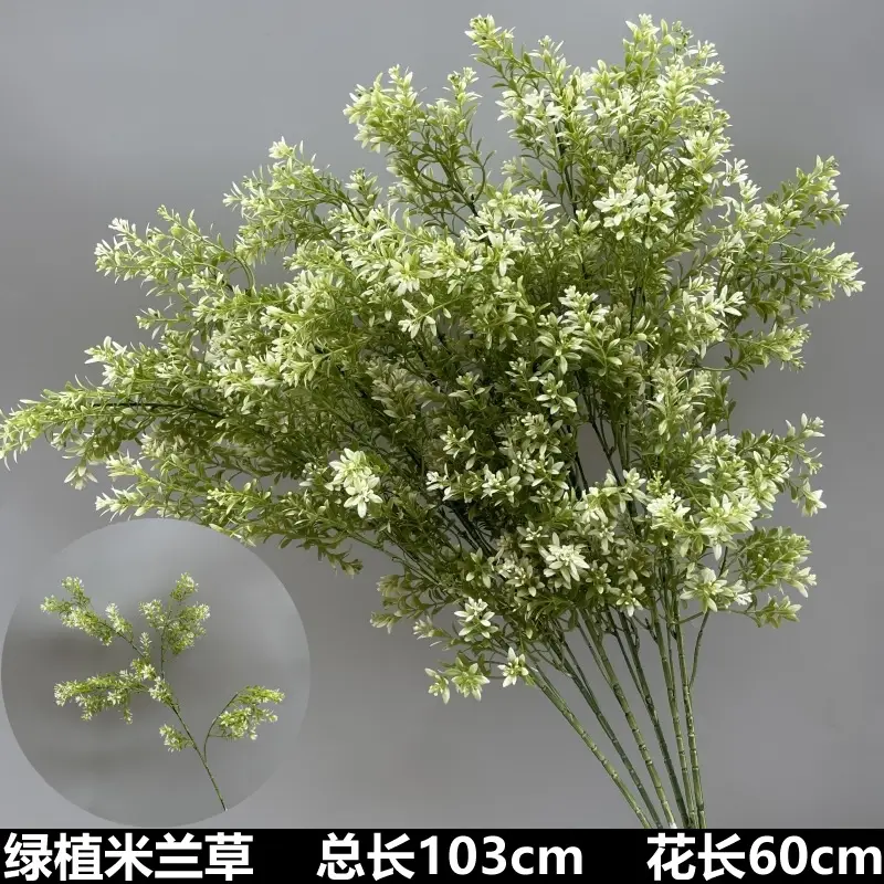 Wedding Green Plant Simulation Plant Flower-arranging Gypsophila Eucalyptus Fake Flower Silk Flower Wedding Decoration Flower Material