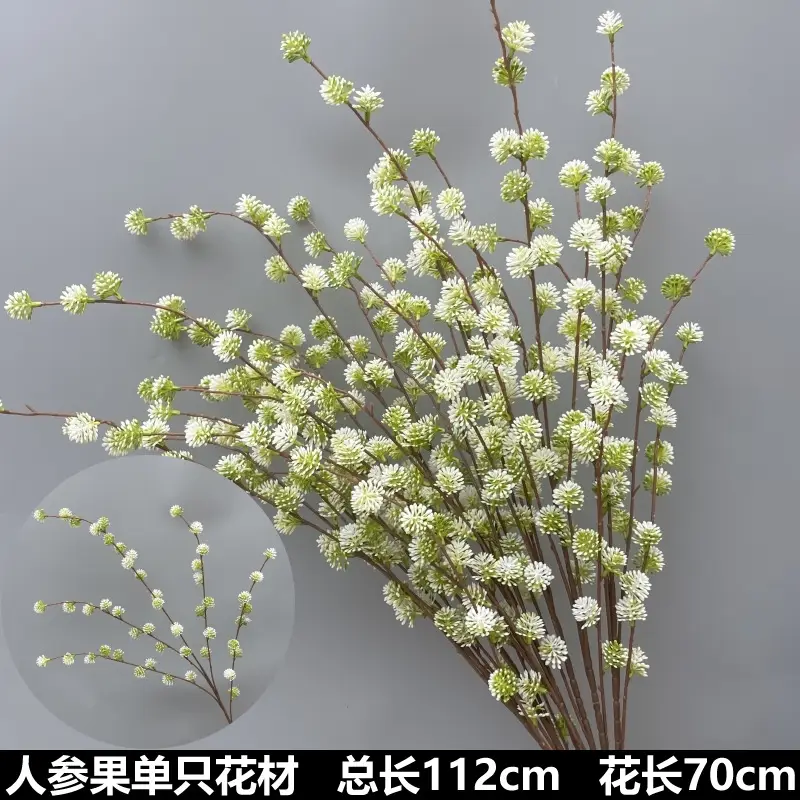 Wedding Green Plant Simulation Plant Flower-arranging Gypsophila Eucalyptus Fake Flower Silk Flower Wedding Decoration Flower Material