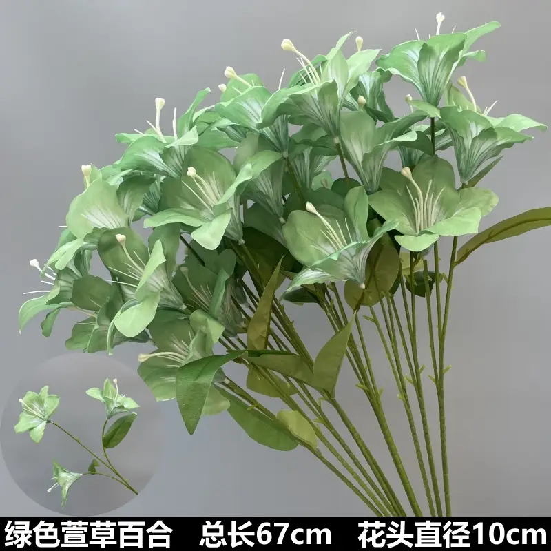 Wedding Green Plant Simulation Plant Flower-arranging Gypsophila Eucalyptus Fake Flower Silk Flower Wedding Decoration Flower Material