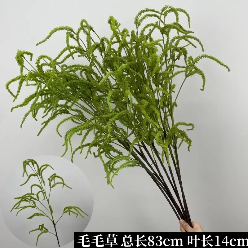 Wedding Green Plant Simulation Plant Flower-arranging Gypsophila Eucalyptus Fake Flower Silk Flower Wedding Decoration Flower Material