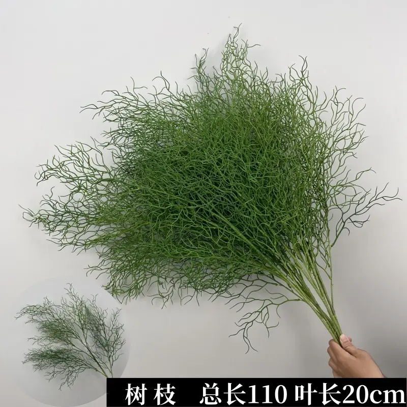 Wedding Green Plant Simulation Plant Flower-arranging Gypsophila Eucalyptus Fake Flower Silk Flower Wedding Decoration Flower Material